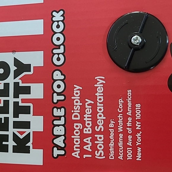 🎀Hello Kitty Table Top Clock - Picture 3 of 5